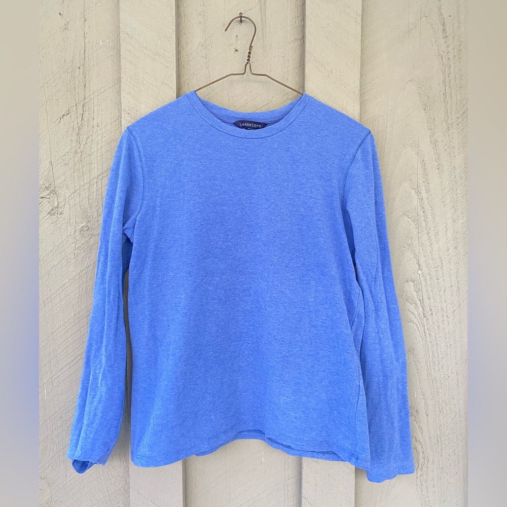 Lands End Long Sleeve Shirt Womens XS
